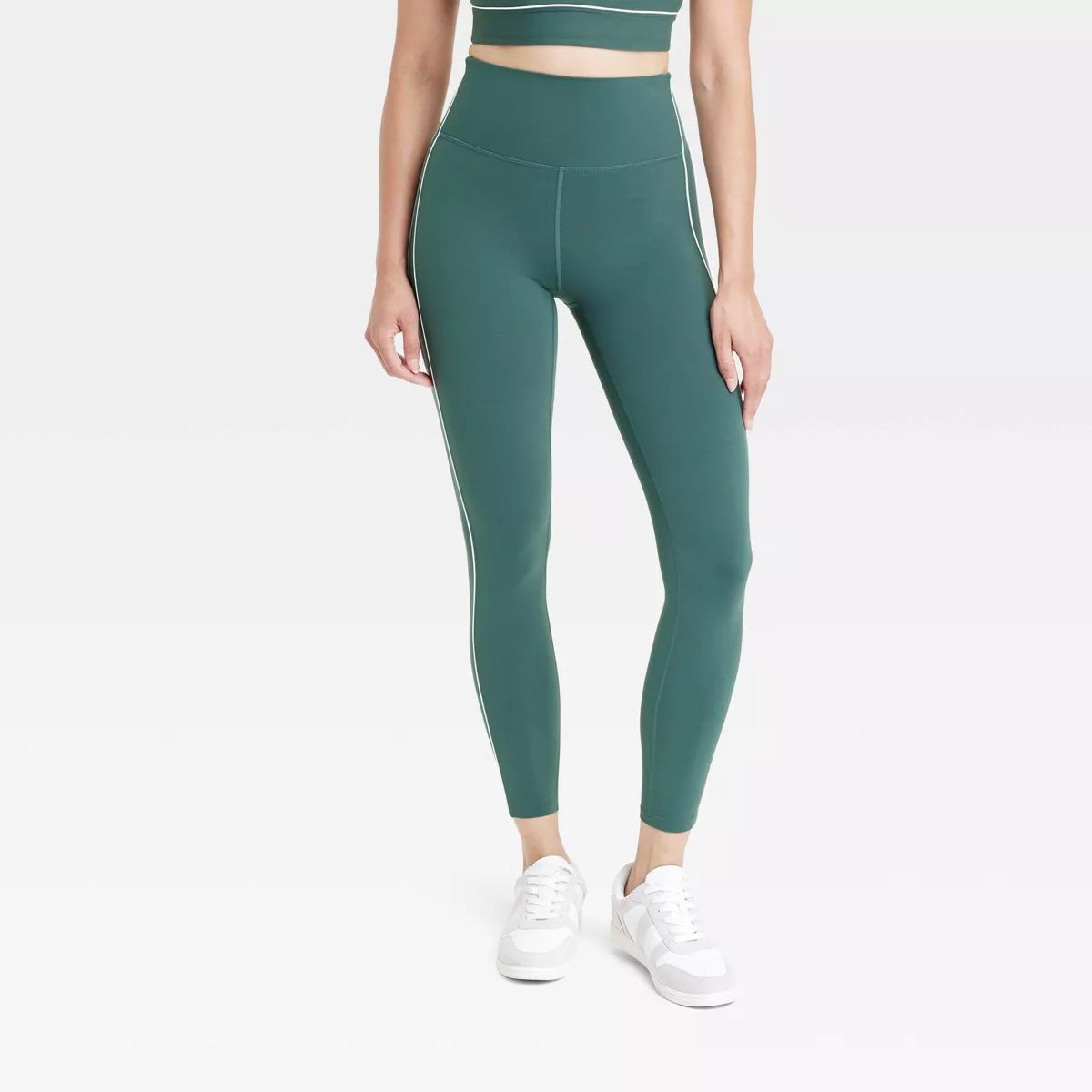 Women's Everyday Soft High-Rise Piped 7/8 Leggings - All In Motion™ | Target