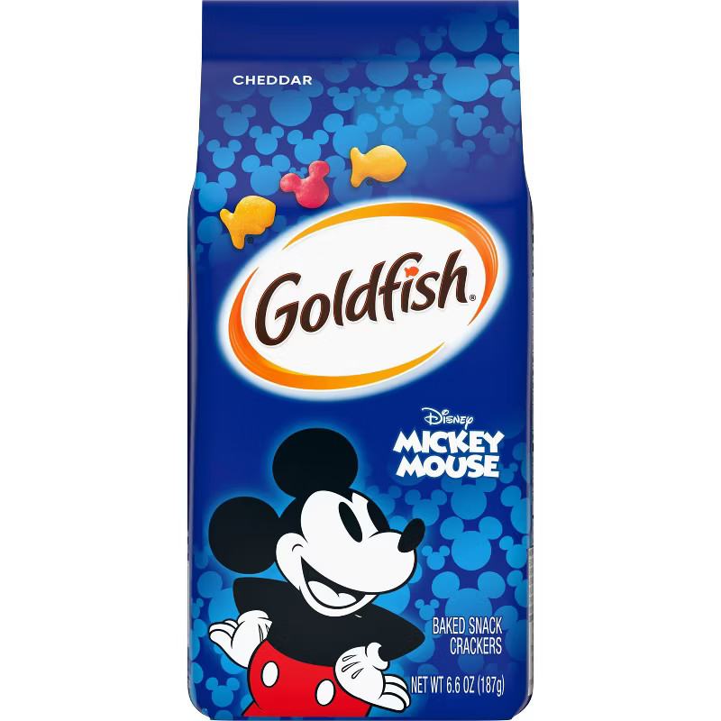 Pepperidge Farm Goldfish Special Edition Disney Mickey Mouse Cheddar Crackers - 6.6oz | Target