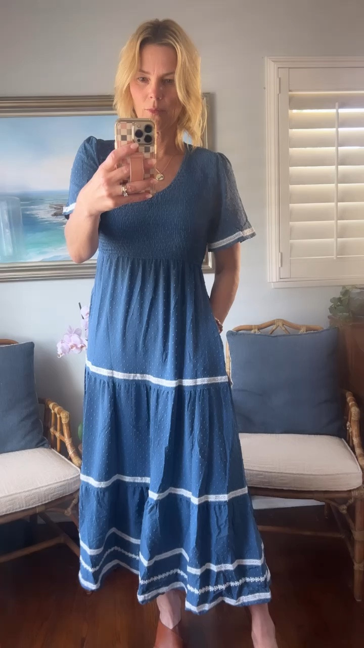 Swiss dot, stretch, pockets, TTS. Amazing maxi dress! 

#LTKStyleTip #LTKFindsUnder50
