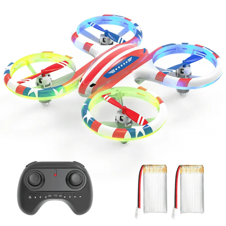 YCFUN RC Drone for Kids, Mini Kid Drone with Lights, 360° Flips, One-Key Takeoff/Landing, Remote... | Walmart (US)