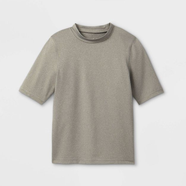 Boys' Solid Short Sleeve Rash Guard Swim Shirt - Cat & Jack™ | Target