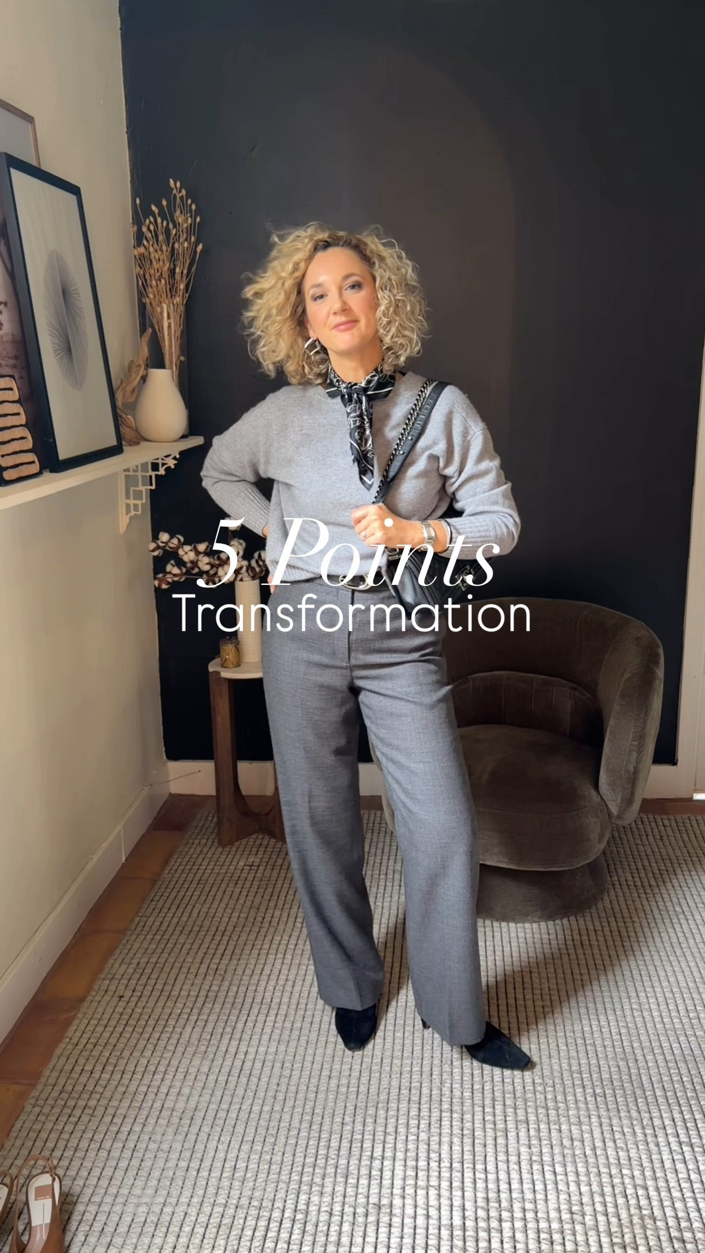 Outfit feel flat? Count your points. 

What do I mean?

Well, let me introduce you to my 5-Point Formula I teach to my clients:

Your base outfit - top, bottom, and shoes - is just the starting point. What turns it into style are the details.

Each accessory or styling touch counts as 1 point: a scarf, a belt, earrings, a statement shoe, even a bold lip.

The magic number? 5 points.

It is five intentional stand out accessories or embellishments that turn “getting dressed” into styling.

It’s the balance between simple and styled - and it always works.

Save this for your next outfit check.

Bises!
Lili  

 #LTKStyleTip #LTKBeauty #LTKWorkwear