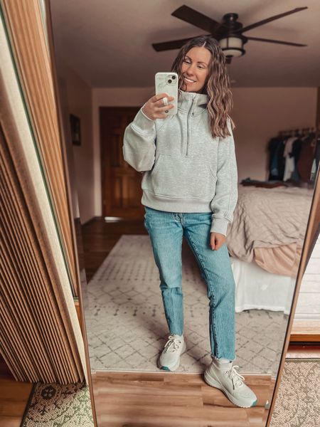 Wearing a size small in my hoodie. My jeans are older so I tried to link similar, that may still be available. My shoes are true to size and comfy!



#LTKfindsunder100 #LTKstyletip #LTKSeasonal