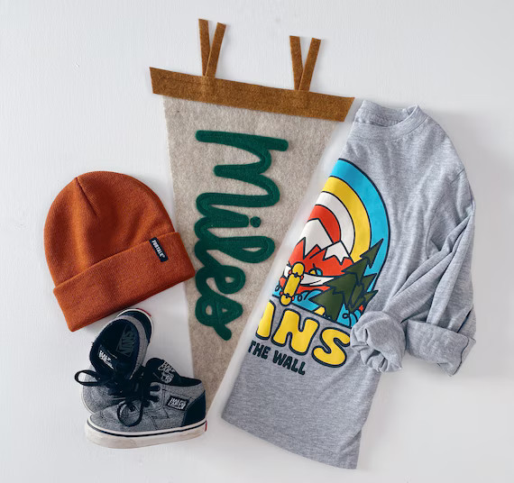 Custom Name Pennant script - Etsy | Etsy (US)