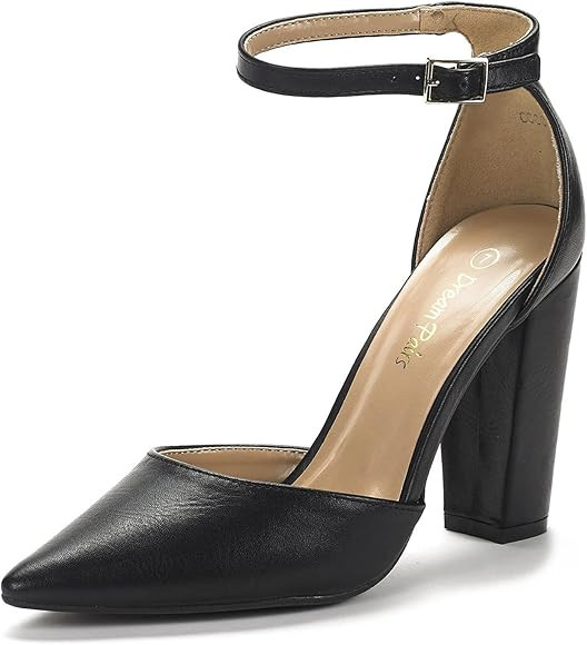 DREAM PAIRS Women's Coco Pointed Toe High Heels Pump Shoes | Amazon (US)