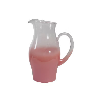 Storied Home 1.75-Quart Glass Pitcher, Pink | Target