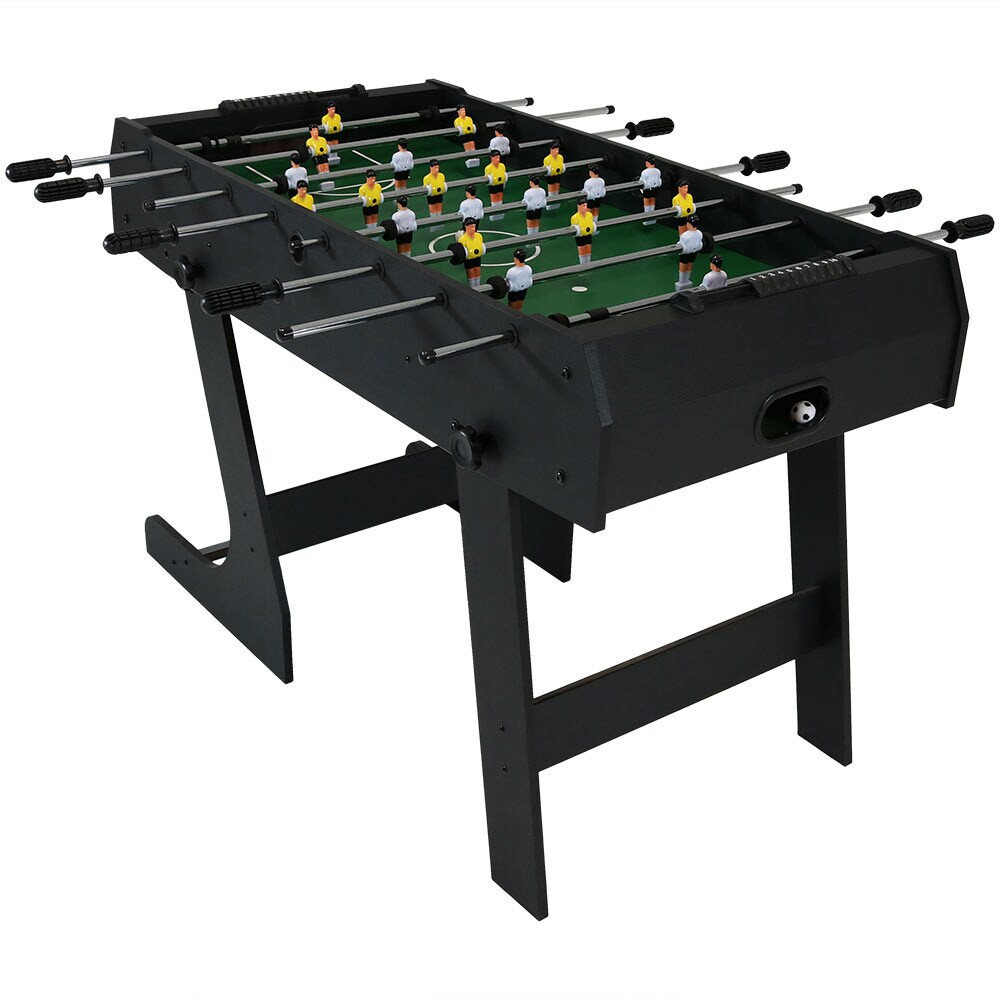 Sunnydaze Decor 48-in Freestanding Foosball Table in Black | DQ-S023A | Lowe's