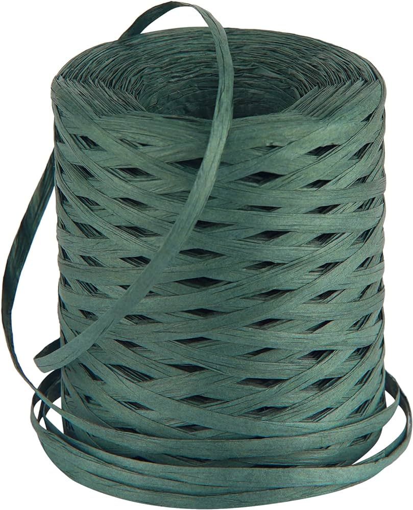 Raffia Ribbon for Gift Wrapping - Cuttte 218 Yards Raffia Yarn for Crocheting, Raffia Paper Ribbo... | Amazon (US)