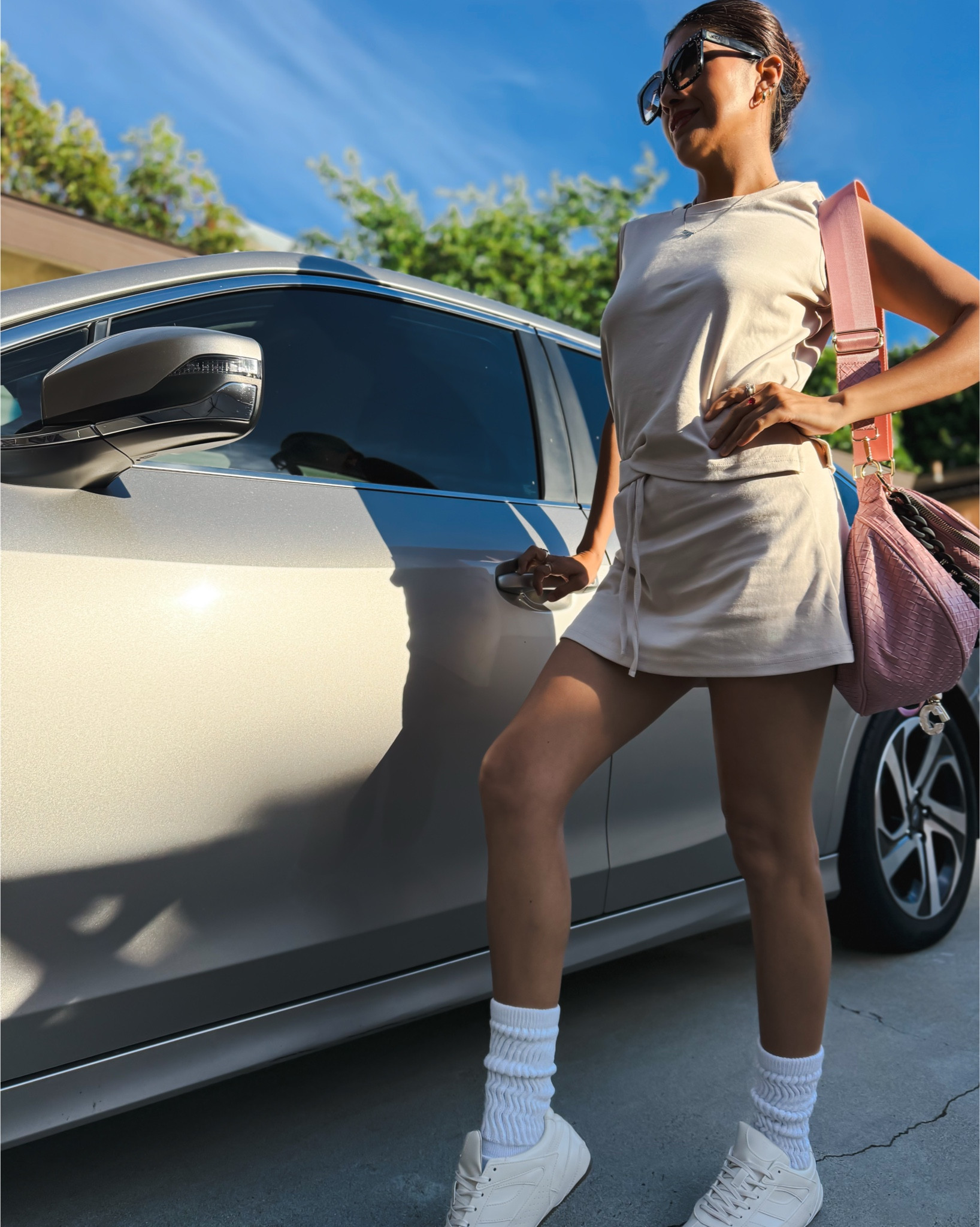 Obsessed with this 2-piece set! The shirt & skirt combo with built-in shorts is comfy, cute, and perfect for everyday wear or staying active. I’m wearing size XS and already planning to grab it in more colors!

spring outfit, summer style, casual look, two piece set, built-in shorts, resort wear, Redondo Beach, California fashion, gifts for her, travel outfit, beach life, mom style, date night outfit, active day look, Mother’s Day gift

#LTKSeasonal #LTKOver40 #LTKSpringSale