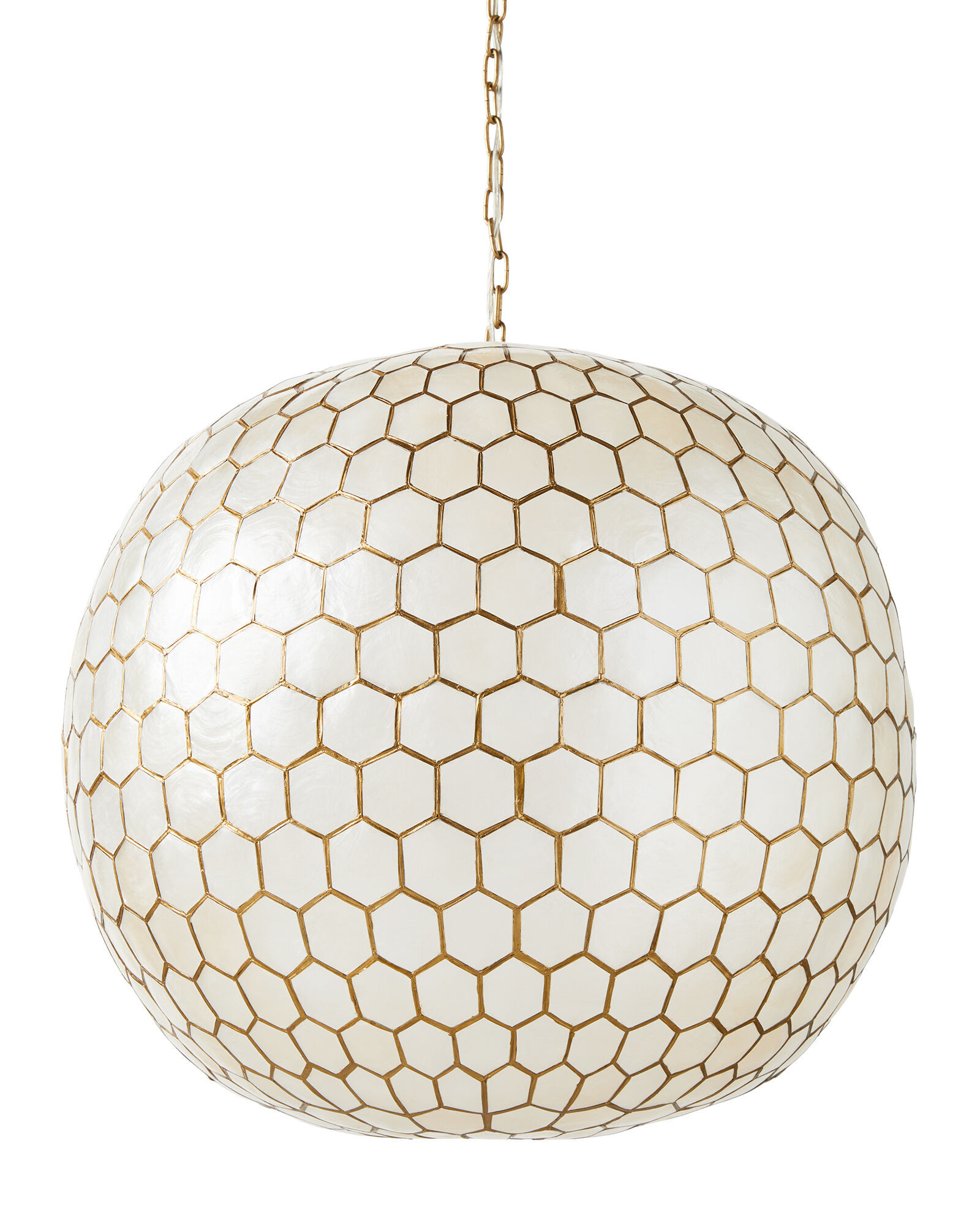Capiz Honeycomb Pendant | Serena and Lily