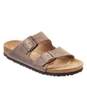 Birkenstock Men's Arizona Two Band Oiled Leather Sandals Men's Shoes | Macys (US)