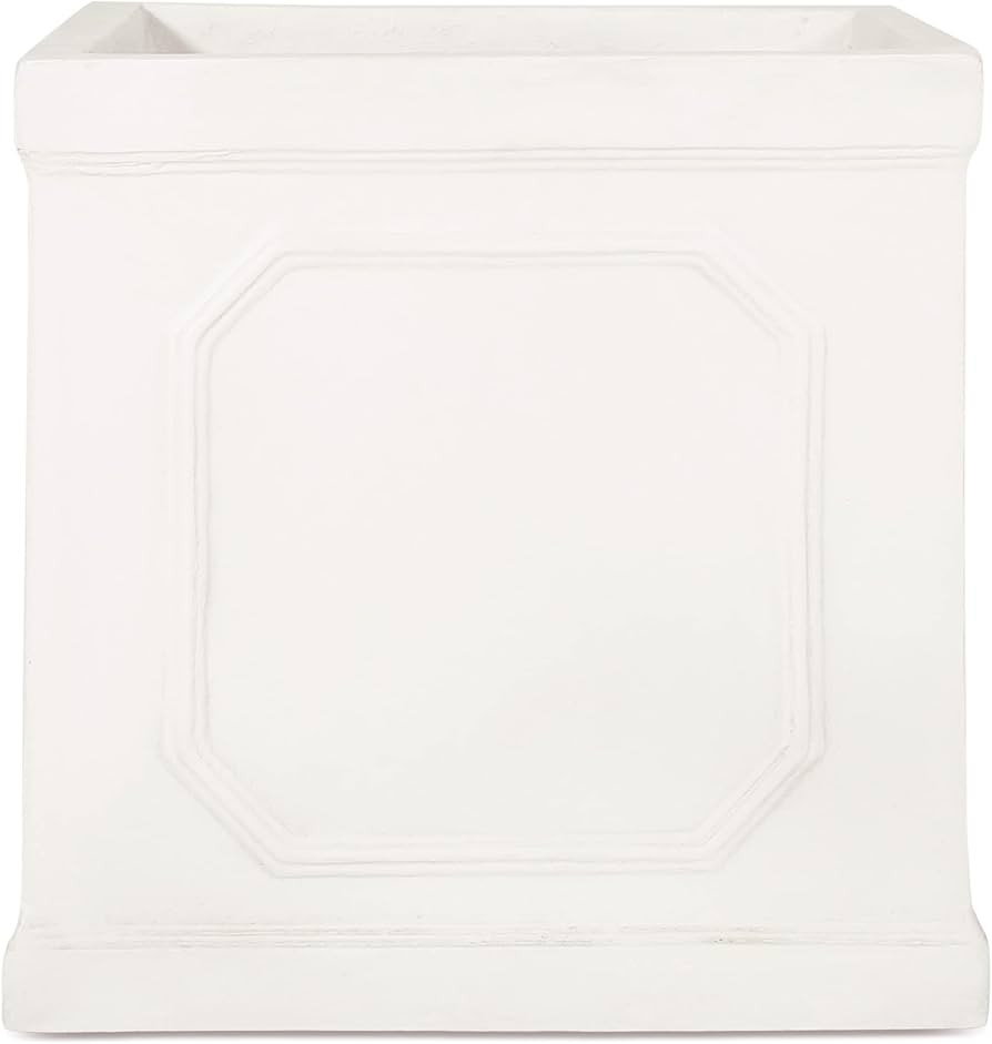 Christopher Knight Home 316048 Burgos Planter, Medium, Antique White | Amazon (US)