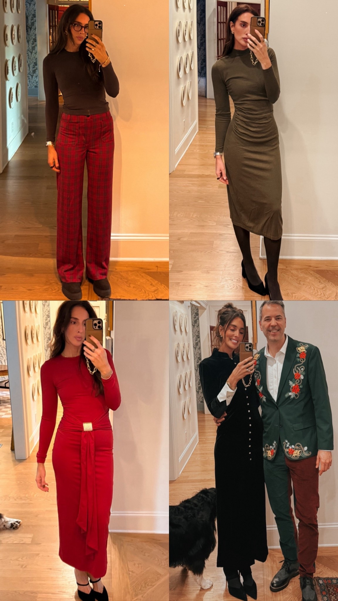 Christmas and holiday party outfits I've worn recently!!