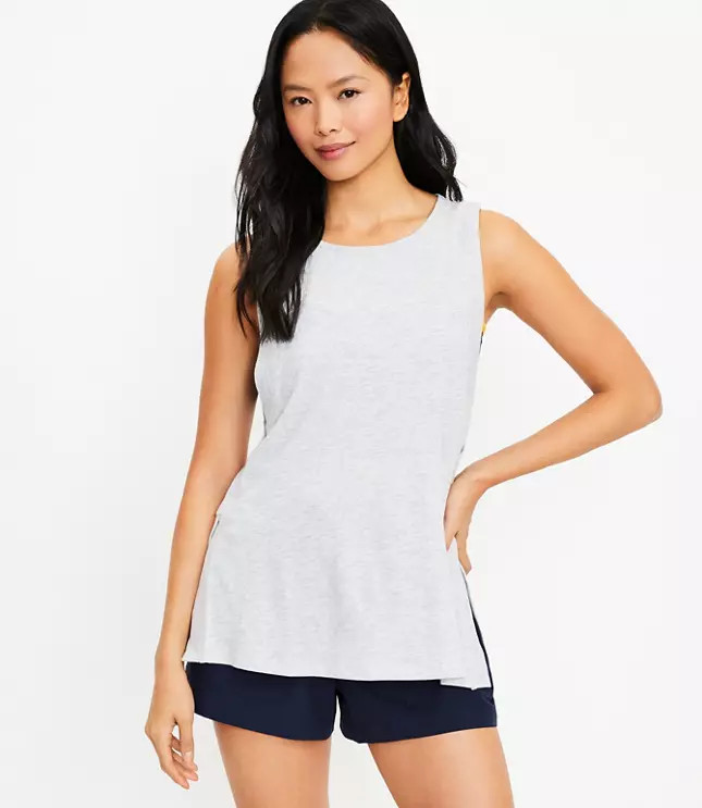 Lou & Grey Softslub Tunic Tank Top | LOFT