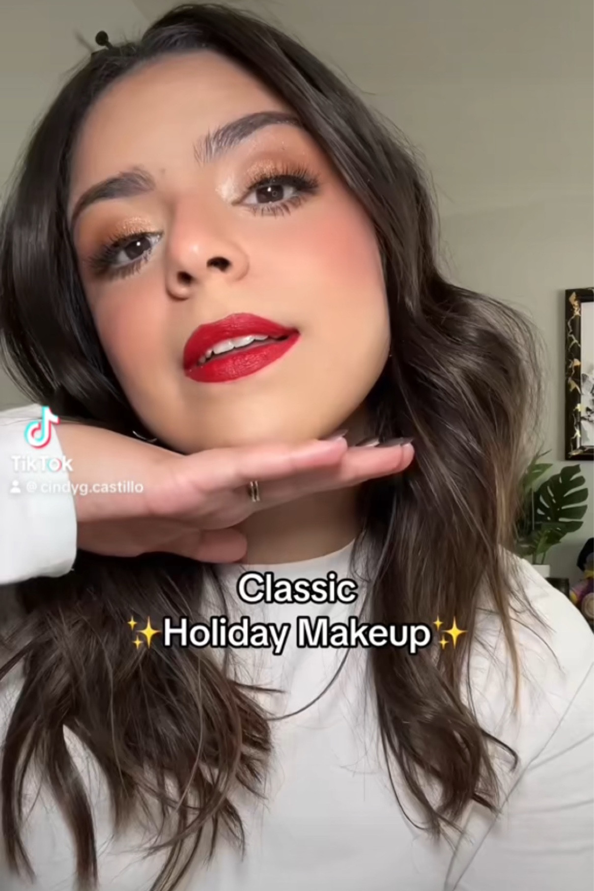 Reposting this look from last year because a copper eye, red lip holiday glam lewk will never go out of style 🤌🏼✨❤️🎄

#LTKHoliday 

#LTKSeasonal #LTKBeauty