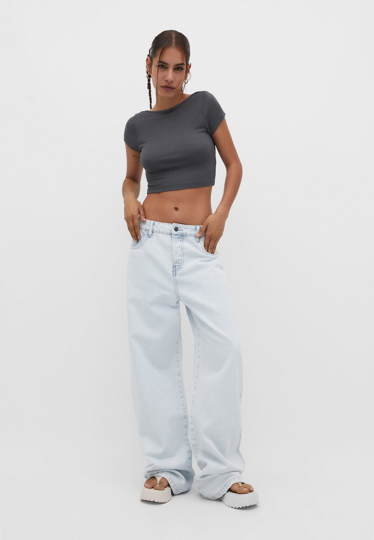 T-shirt à décolleté dans le dos | Stradivarius (FR)