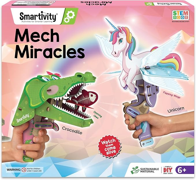 Smartivity Flying Unicorn & Cute Crocodile Toy for Girls 6-14 Years Old I Cool Birthday Gifts Ide... | Amazon (US)
