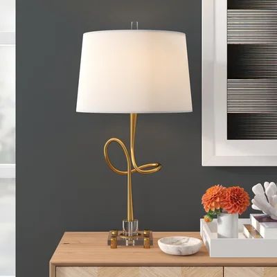 Medrano 30.25" Gold Table Lamp | Wayfair North America