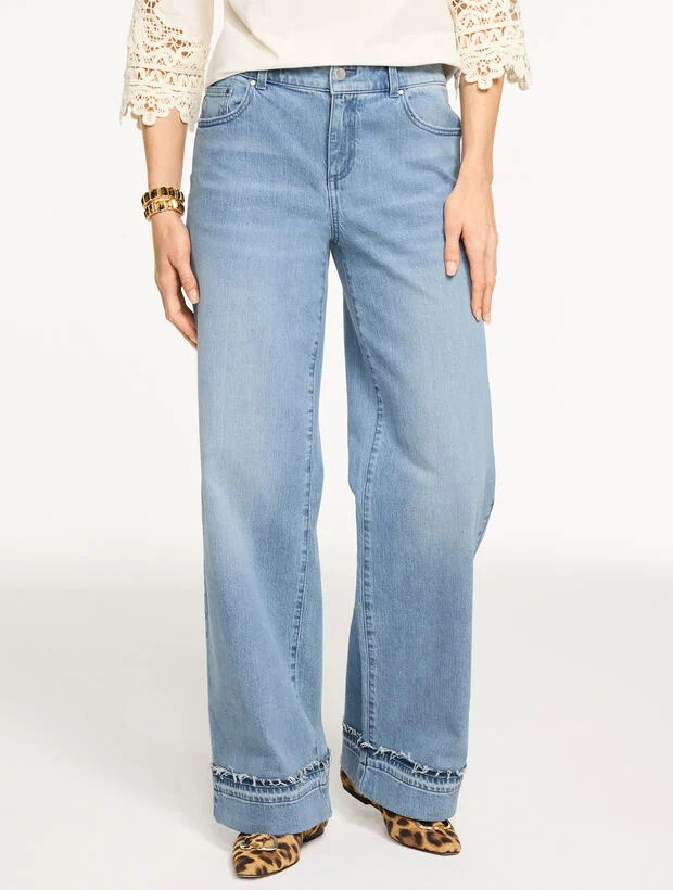 Relaxed Trouser Jeans - Perry Wash | Talbots