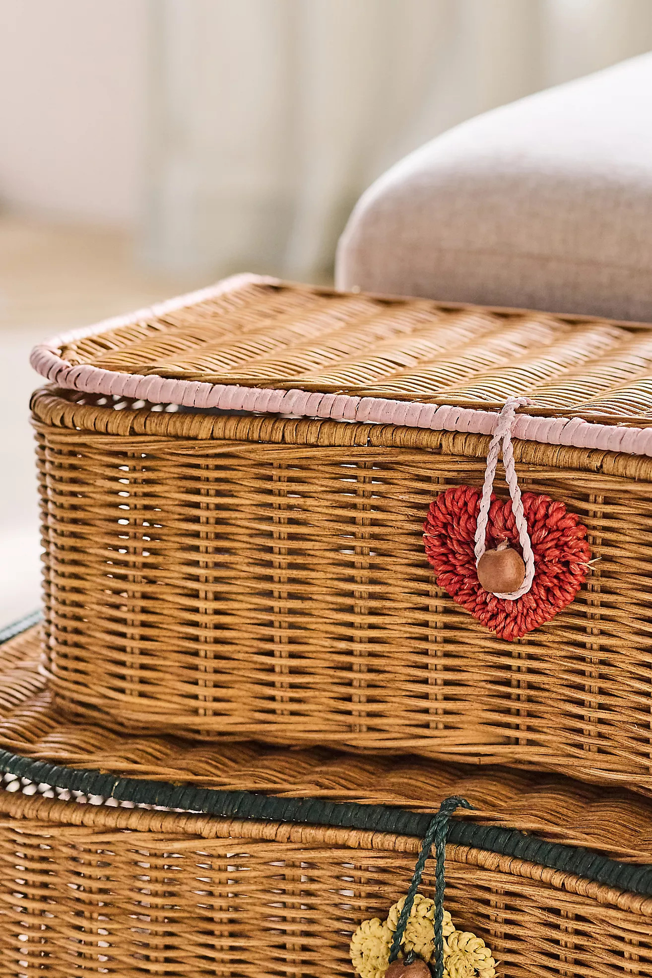 Burke Wicker Baskets, Set of 2 | Anthropologie (US)