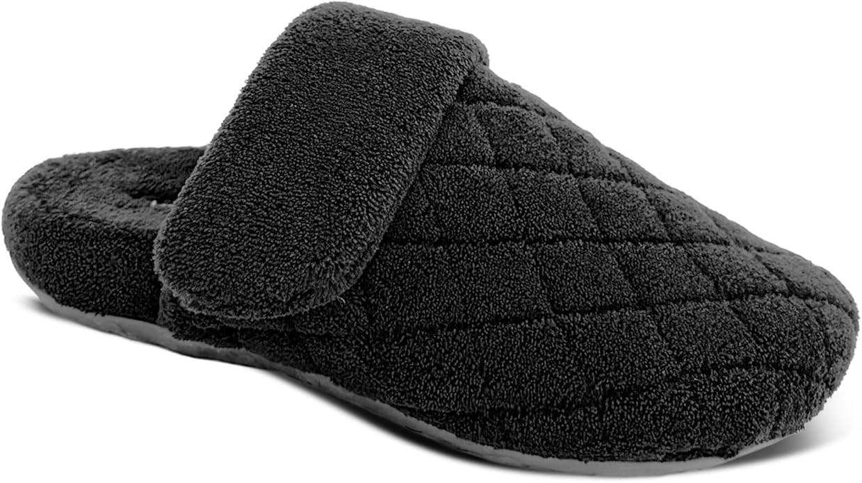 Aetrex Women's Maya Orthopedic Cozy Closed Toe Slippers for Women – Fuzzy bedroom slippers with... | Amazon (US)