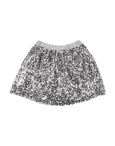 Fracomina Mini Kid Girl Kids' skirt Silver Size 12 Polyester | YOOX (US)