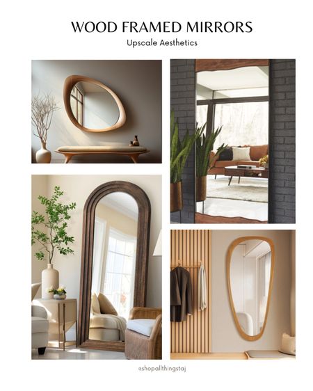I find these wood framed mirrors to be an elegant step away from the trendy metal framed options. These are lovely and interesting and currently on sale. You’re welcome!☺️ 

#LTKSaleAlert #LTKHome #LTKStyleTip