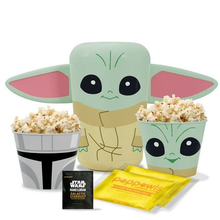 Star Wars Grogu Poppowls Kit; At-Home Movie Theater Popcorn Kit; All-Ages; The Mandalorian And Grogu | Walmart (US)