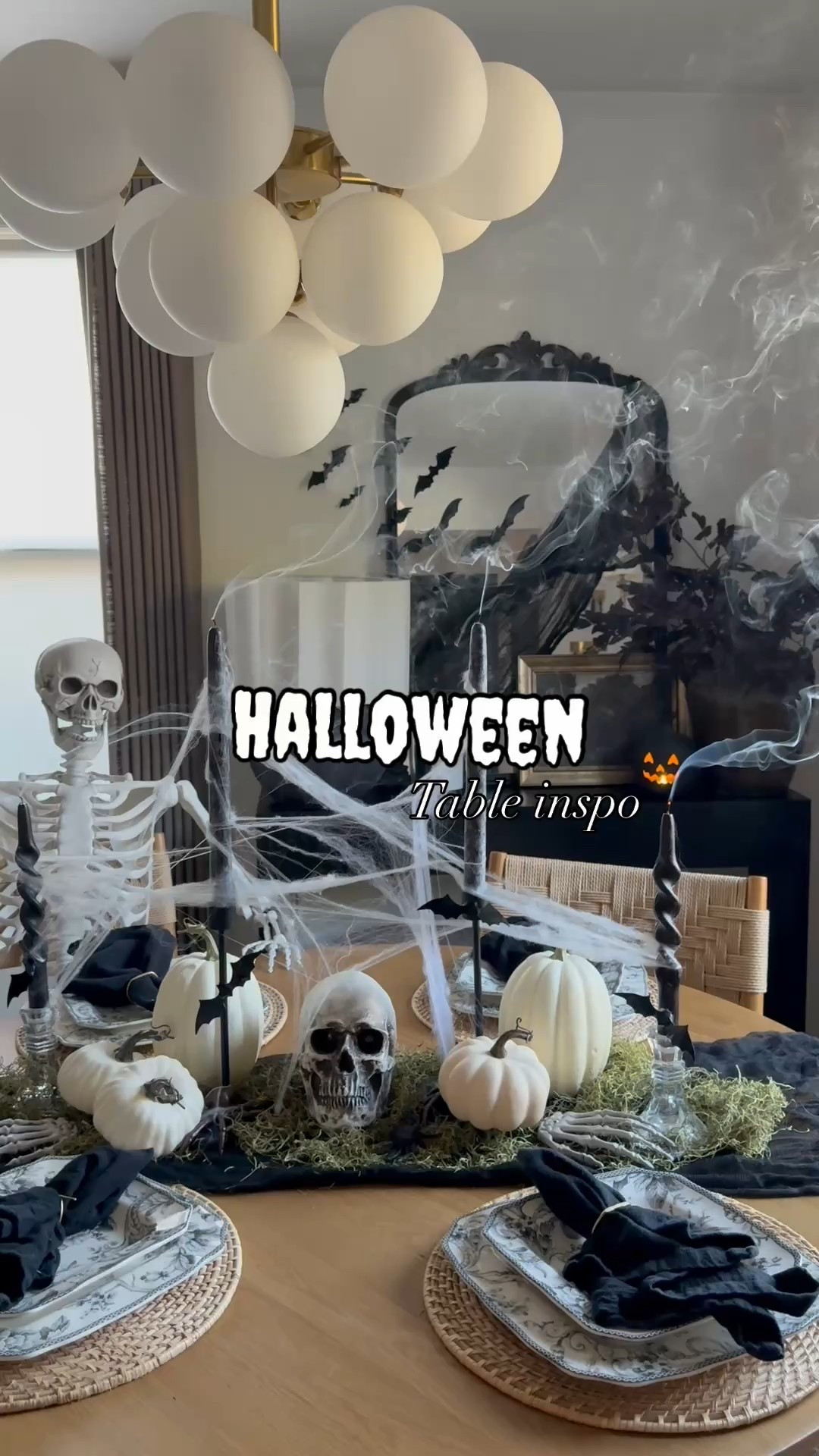 Easy spooky tablescape 💀

If you love spooky season as much as I do then you’ll love this easy Halloween tablescape. All in all took me 15 minutes to set up with items I already owned! 

#LTKHalloween #LTKHome #LTKSeasonal