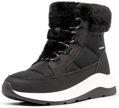 DREAM PAIRS Women's Winter Snow Boots, Faux Fur Waterproof Ankle Booties, Zaylee Ladies Comfortab... | Amazon (US)