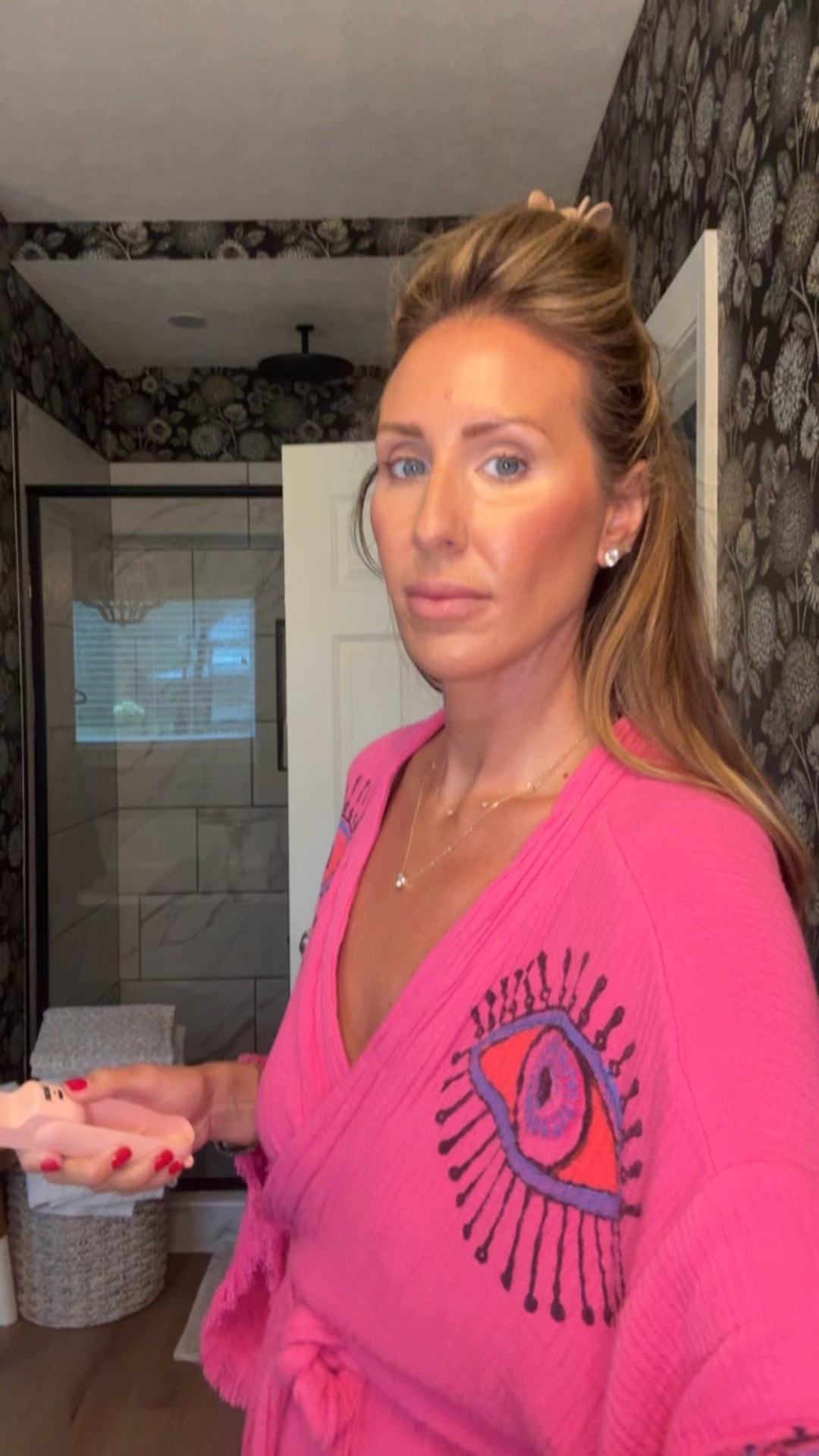 Today’s face makeup and Amazon robe 

#LTKFindsUnder50 #LTKBeauty #LTKOver40