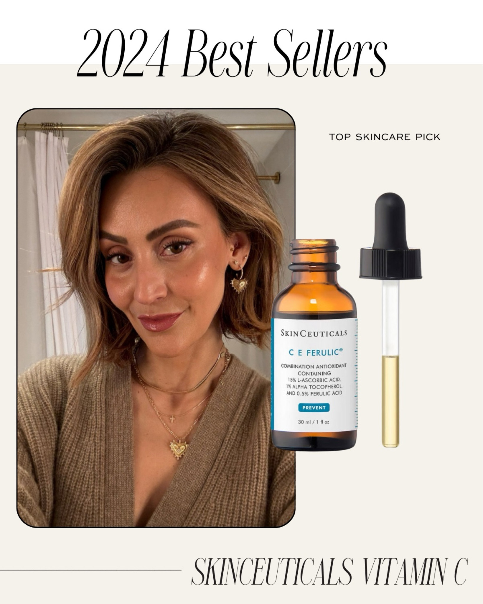 One tried and true staple in my skincare routine? This vitamin C serum, which I have used and loved for years now. I swear it makes the biggest difference in the look and feel of my complexion (year-round, despite the weather!) Just incorporating a small amount into your daily regimen can help even out your skin texture and lighten dark spots. You all have proven to love it just as much as me! 

#LTKOver40 #LTKBeauty