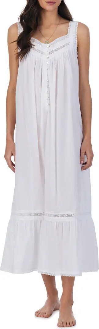 Sleeveless Cotton Ballet Nightgown | Nordstrom
