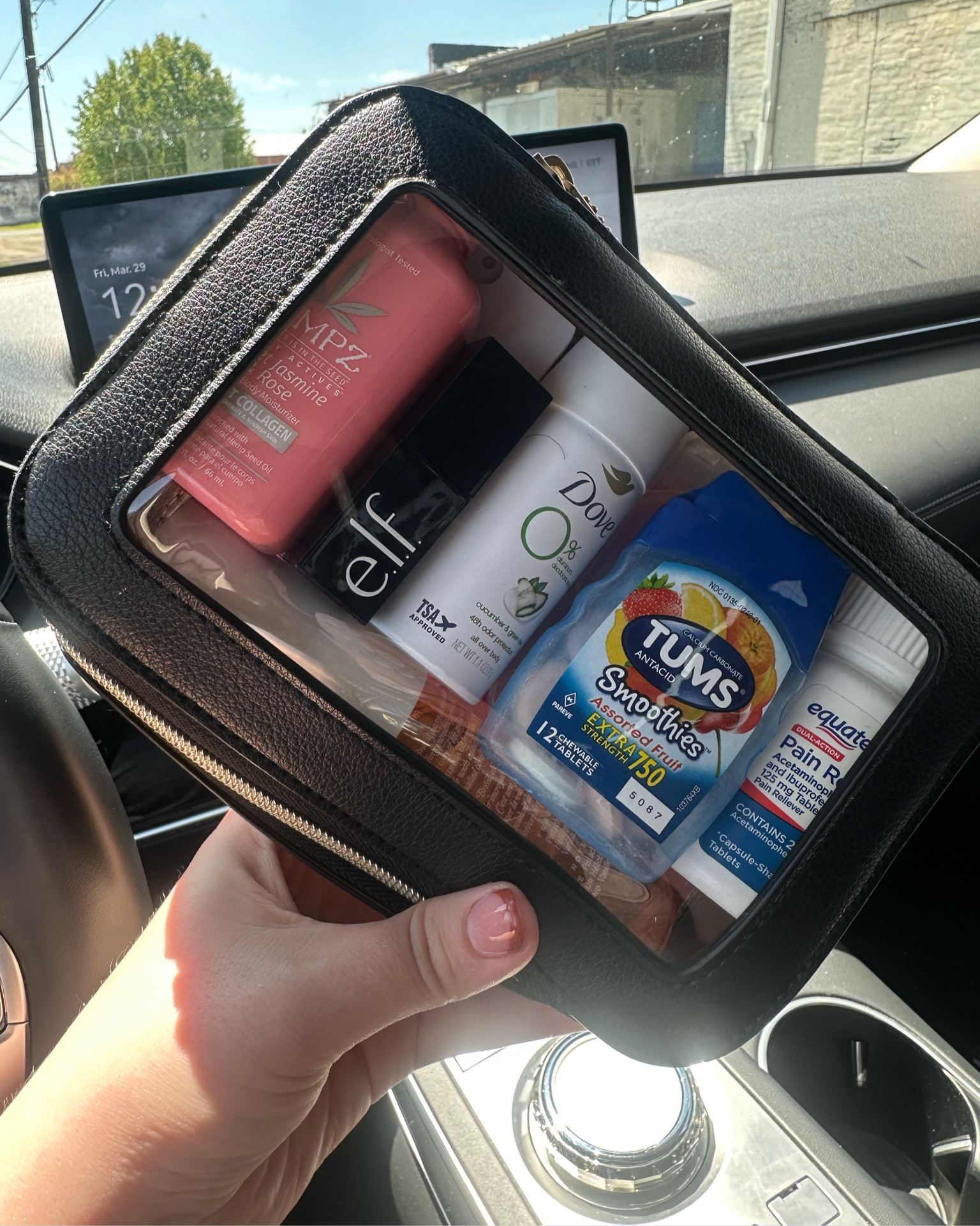 Car essentials kit 🚗 

I absolutely LOVE having all my essentials organized and within arms reach! You can never be too prepared 💃🏼

#LTKtravel #LTKitbag