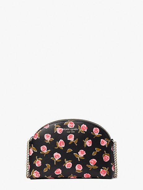 spencer ditsy rose double-zip dome crossbody | Kate Spade (US)