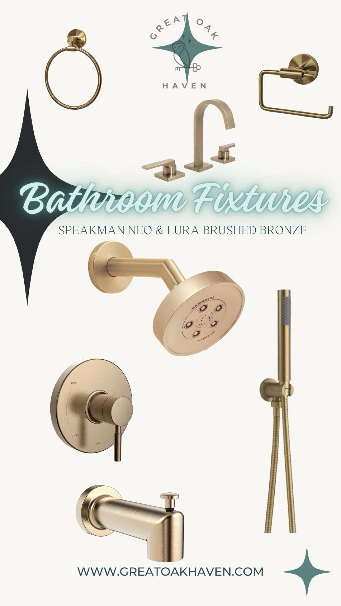 Stunning brushed bronze bathroom fixtures by Speakman

These are going into our Dreamy Kids Bath Reno for the One Room Challenge! 

3 weeks down of 8 before reveal day! 

Follow along on insta for weekly updates 

#LTKFamily #LTKHome #LTKKids