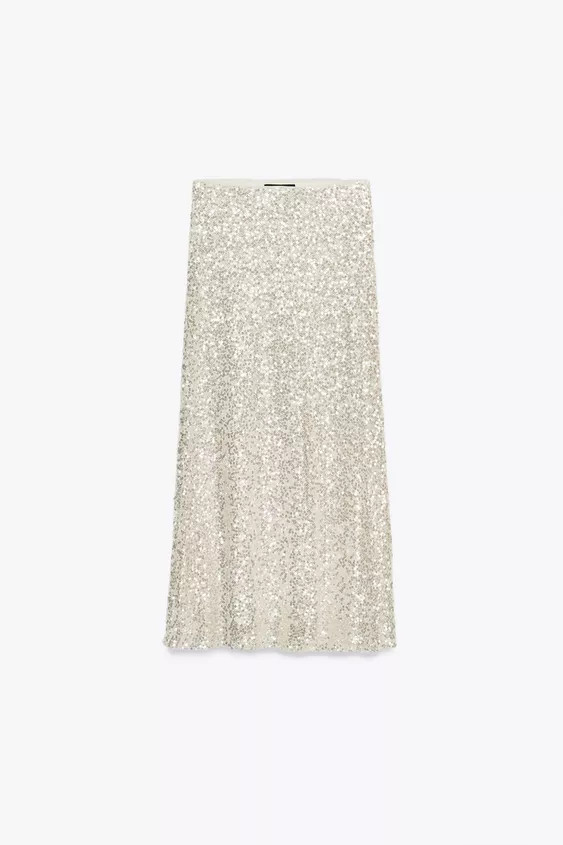 SEQUIN MIDI SKIRT | Zara UK
