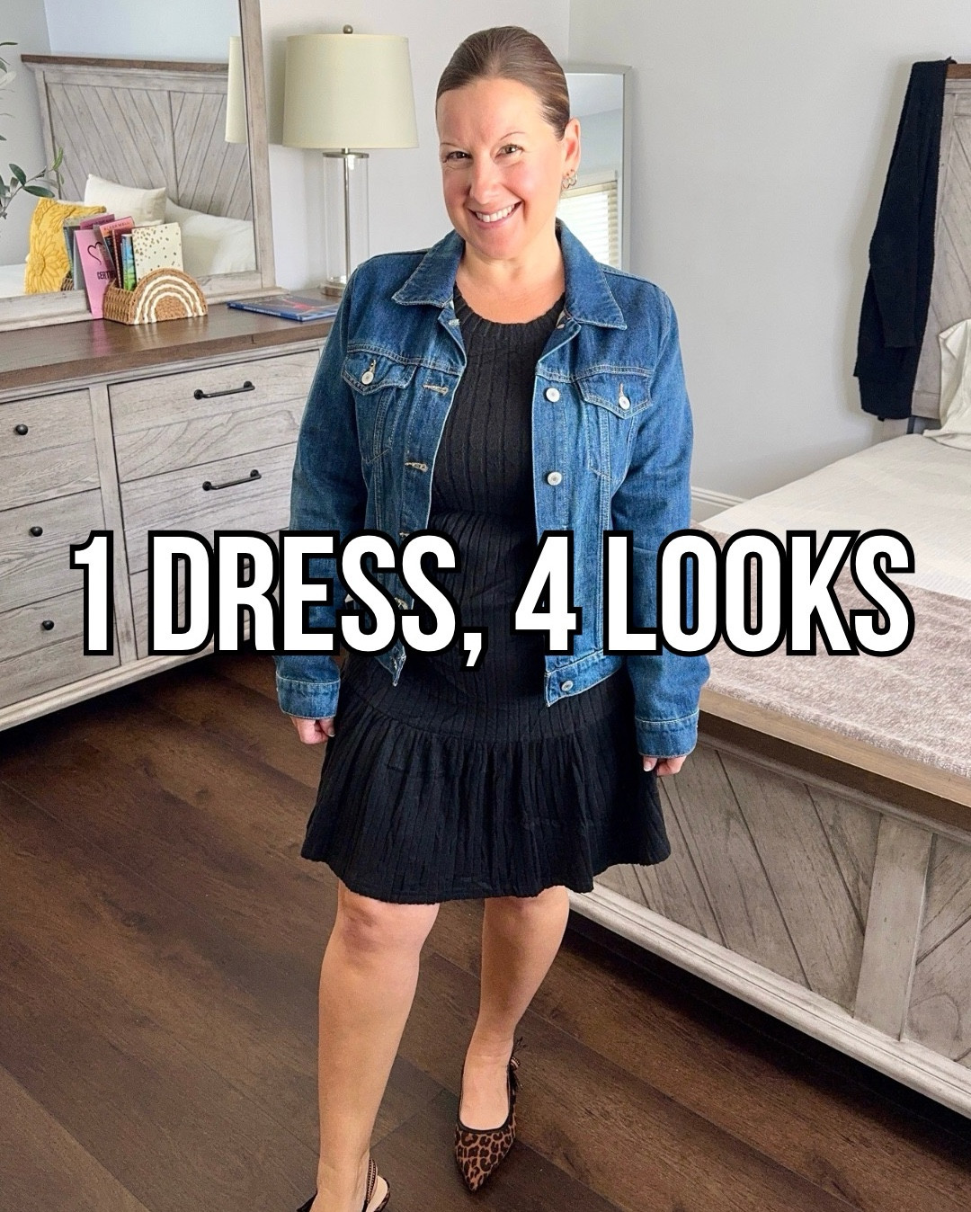 ✨ **“One black dress, Four different looks✨ From business casual to brunch to glam night out—this knee-length black dress is truly the ultimate closet chameleon 🤩 Petite & curvy friendly styling that proves you don’t need a million pieces, just the right ones 🖤

#LTKSeasonal #LTKPetite #LTKStyleTip