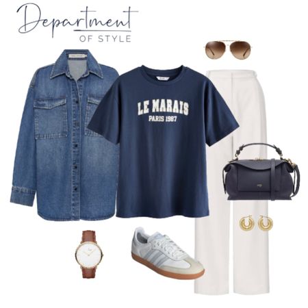 Dress up your favourite tee with trousers rather than jeans.

Add your favourite denim jacket or denim shirt worn open for relaxed weekend vibes 😎

#LTKstyletip #LTKaustralia