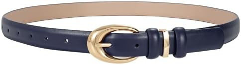 JASGOOD Women Leather Belt for Jeans Pants Fashion Ladies Skinny Faux Leather Dress Belt | Amazon (CA)