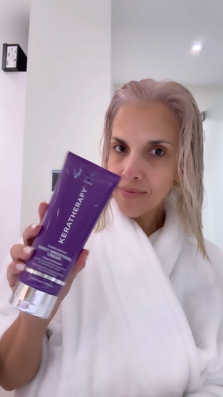 Keratherapy products make my hair so smooth, shiny, and healthy. 
The shampoo and conditioner are infused with keratin, adding and locking in moisture.
The 20-in-1 leave in treatment revives dull frizzy hair and prevent for future damage. 
The daily smoothing cream is perfect for blow-dry time, protecting from damage, eradicating frizz.



#LTKFindsUnder50 #LTKBeauty #LTKVideo