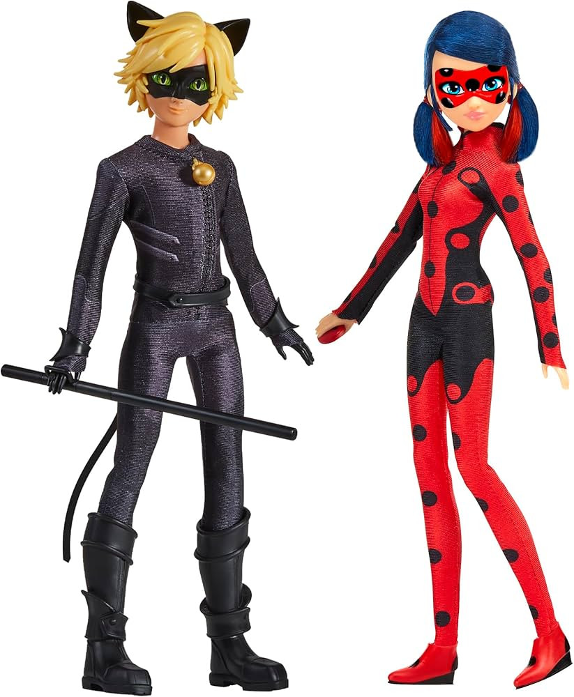 Miraculous Ladybug & Cat Noir Season 6 2 Pack by Playmates Toys | Amazon (US)