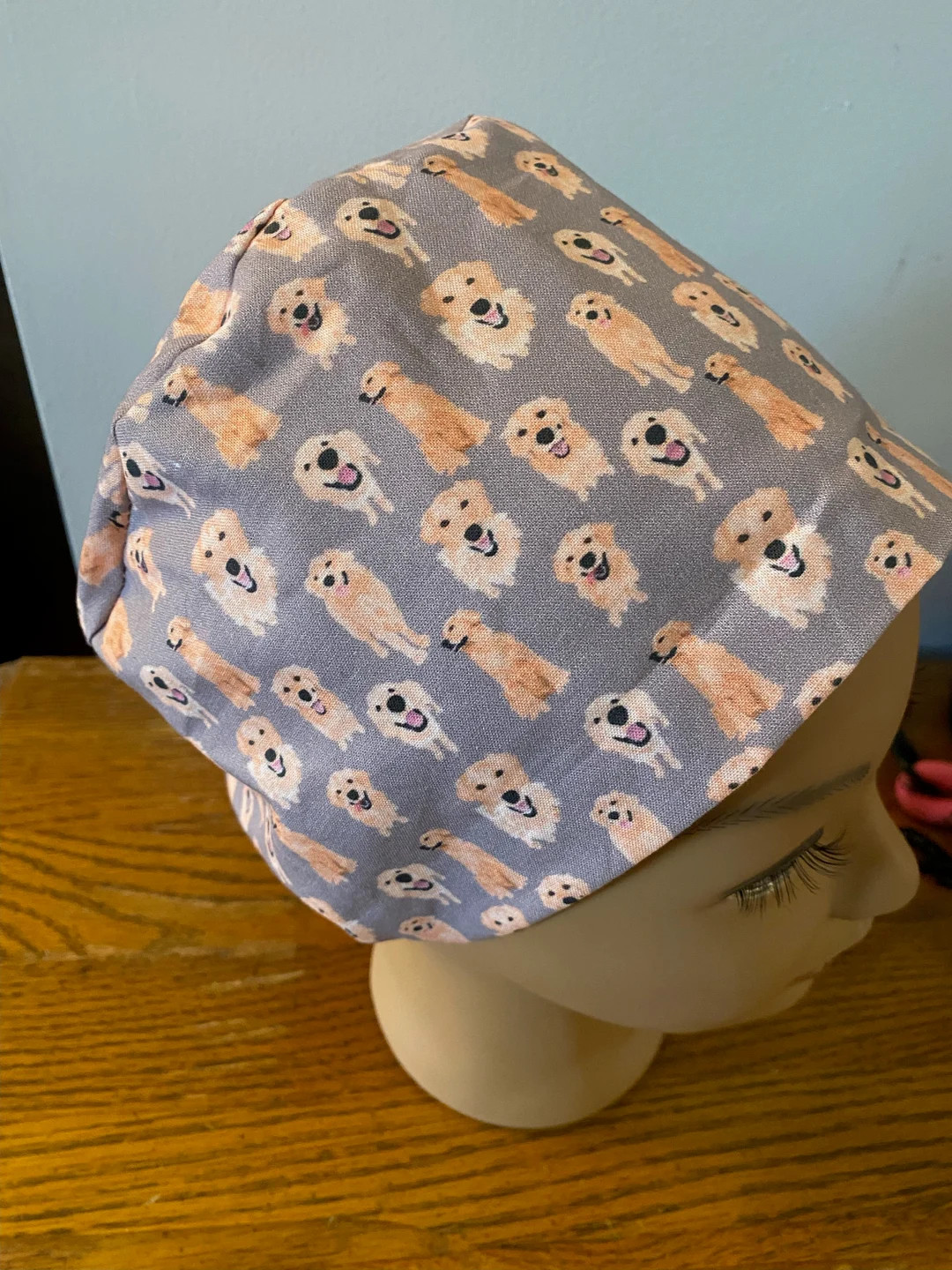 Golden Retriever Tieback Scrub Cap- Tieback Scrub Cap-dog OR Scrub Cap -unisex Scrub Cap- Surgica... | Etsy (US)