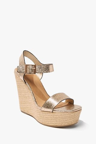 Metallic  Espadrille Wedge Heels | Forever 21 (US)