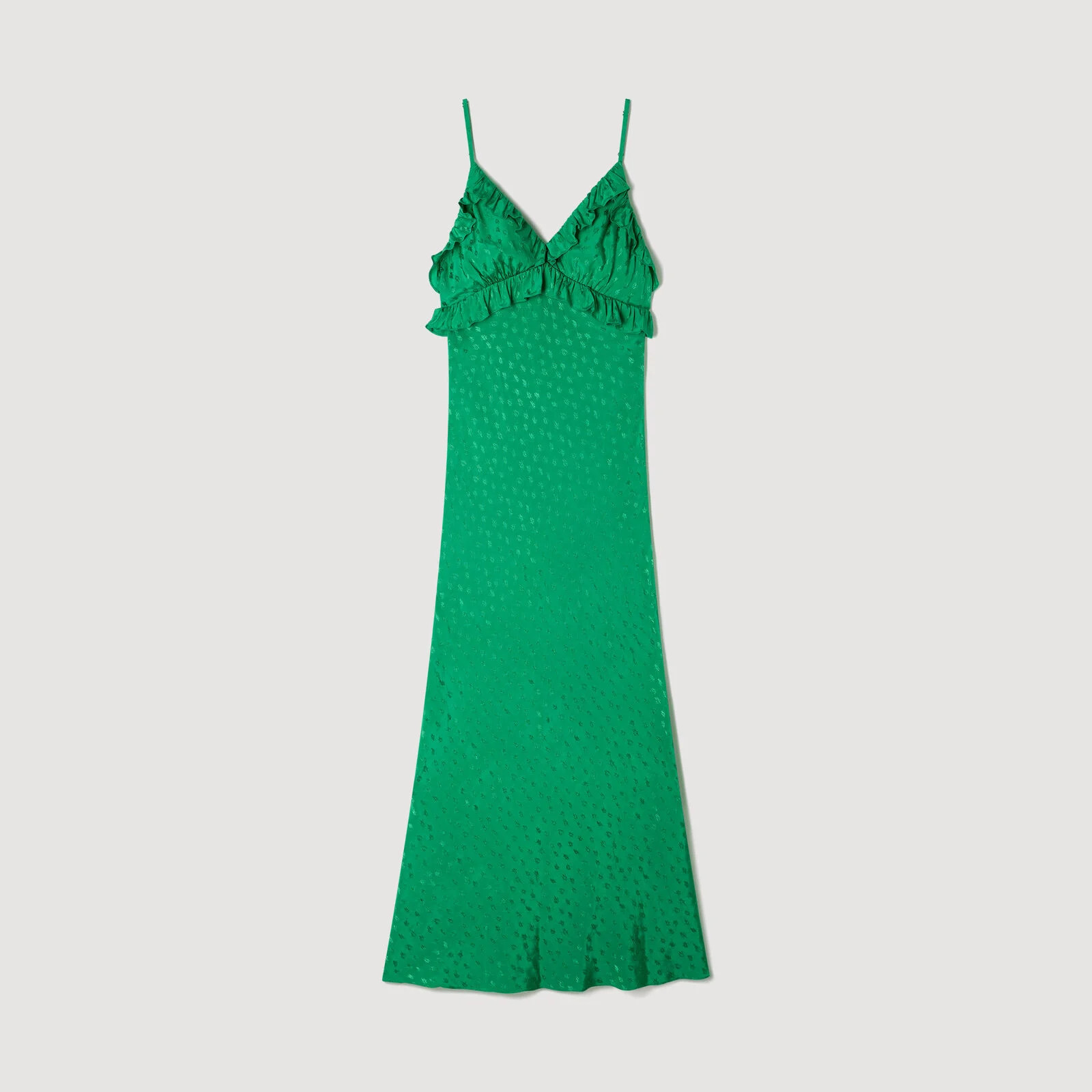 Maxi dress with straps | Sandro US | Sandro-Paris US