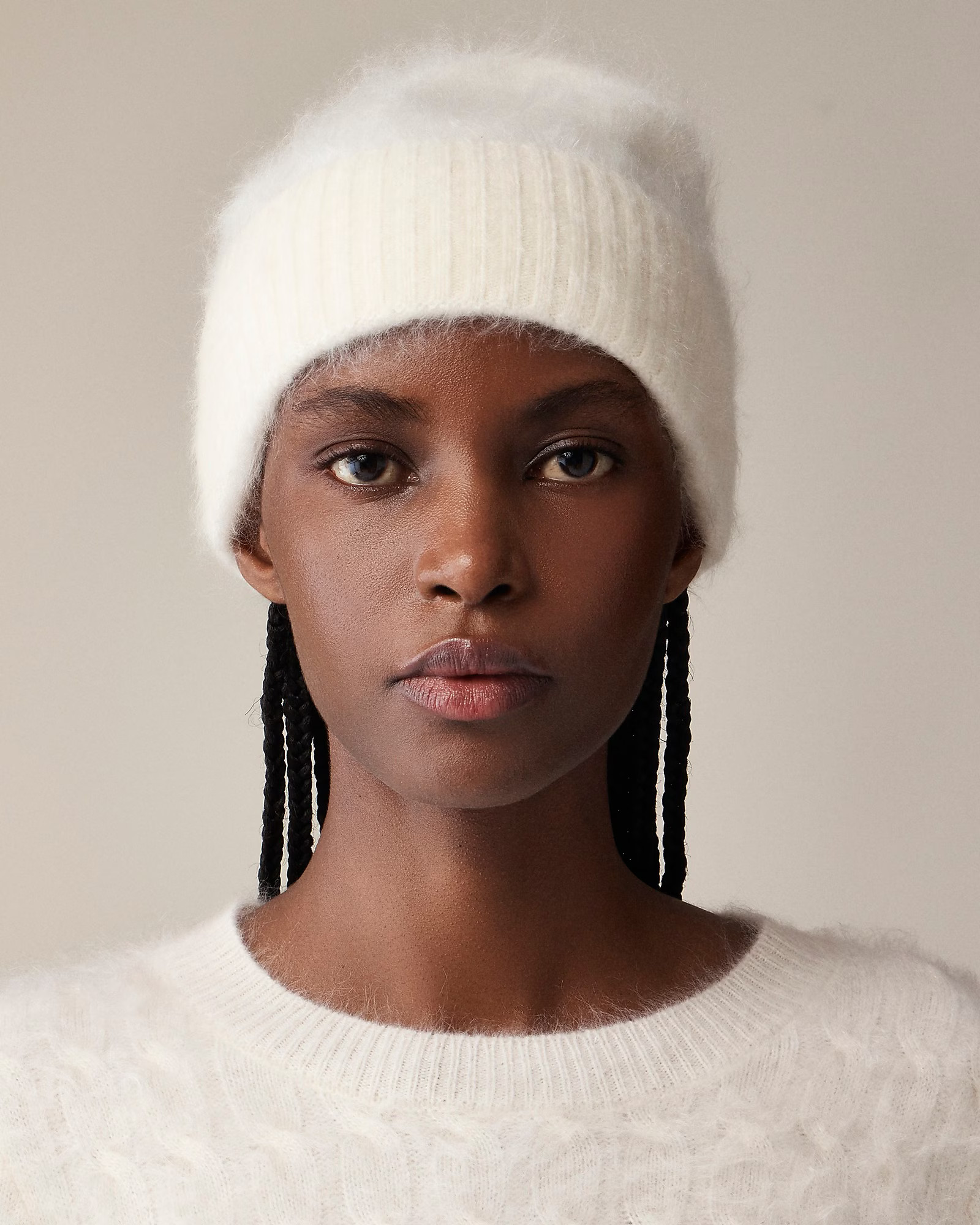 Brushed cashmere beanie | J. Crew US