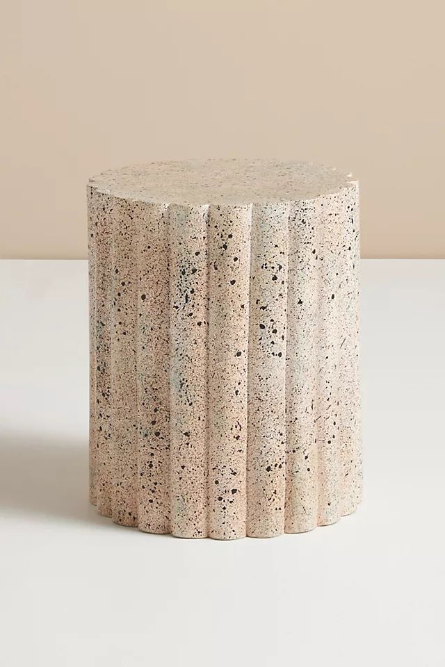 Channel Textured Stool | Anthropologie (UK)
