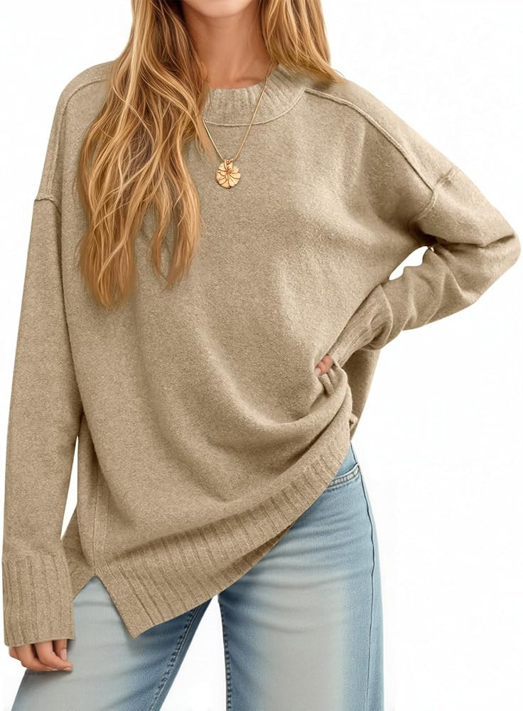 Cicy Bell Womens Oversized Sweaters Casual Long Sleeve Knit Pullover Tops Crewneck Trendy Slouchy... | Amazon (US)