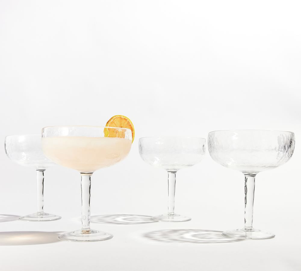 Hammered Outdoor Margarita Glasses | Pottery Barn (US)