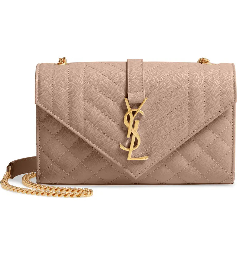 Small Envelope Calfskin Leather Shoulder Bag | Nordstrom